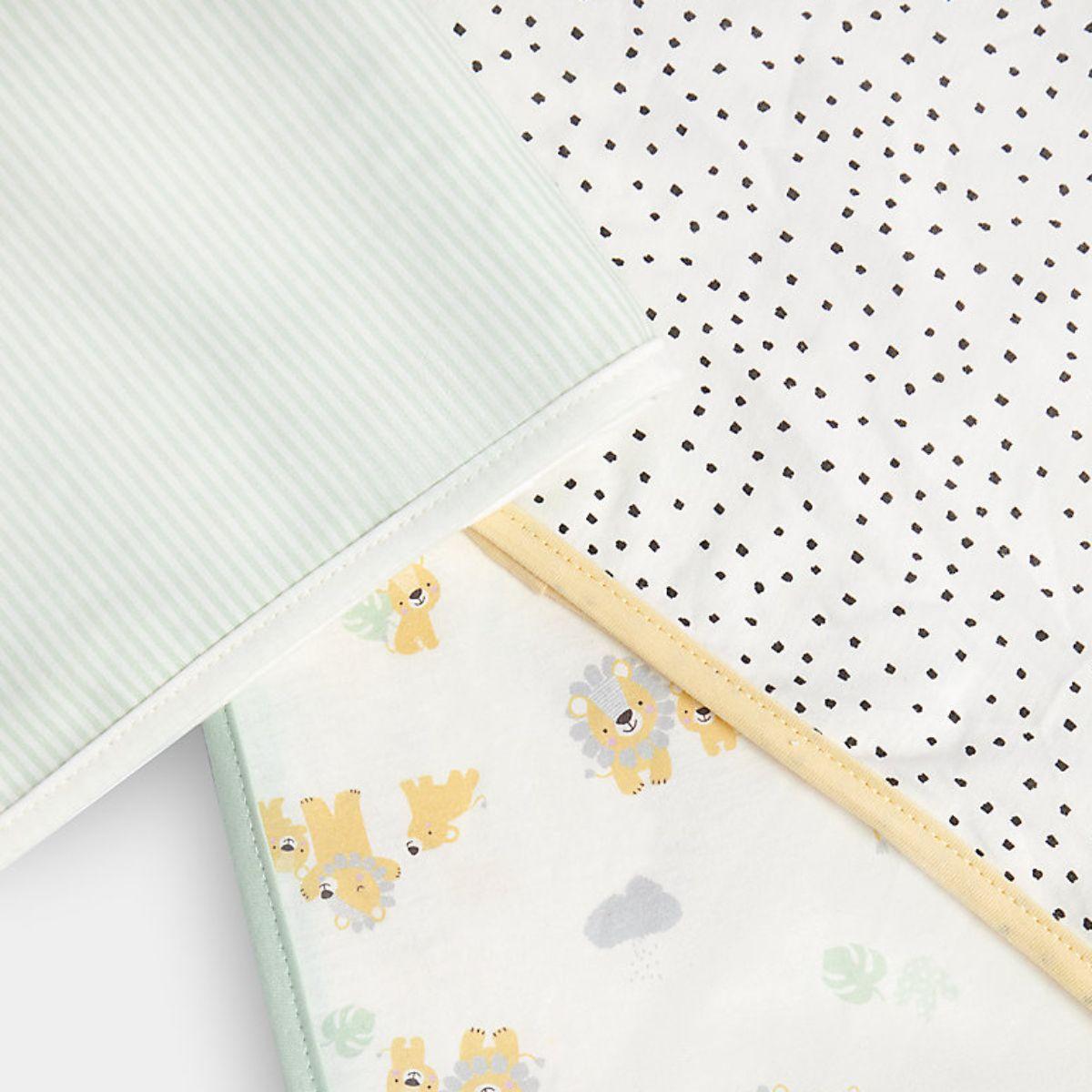 Mothercare Lion Jersey Blankets 3 Pack Mothercare 👶